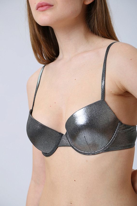 Купальник Emporio Armani Серебряный