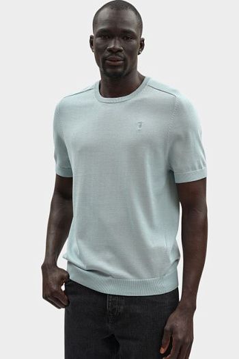 Футболка из хлопка и шелка Trussardi