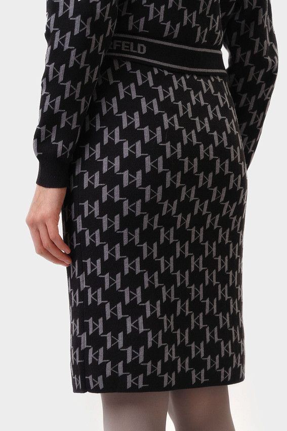 Юбка Karl Lagerfeld Серый