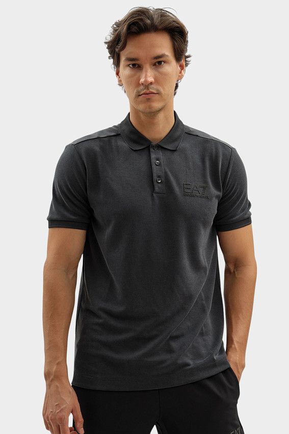 Поло EA7 Черный