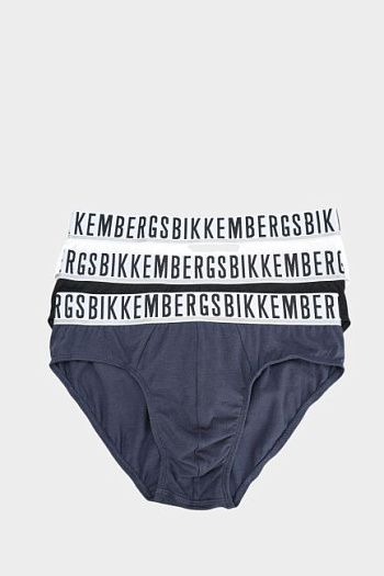 Комплект трусов белый хлопковый Bikkembergs