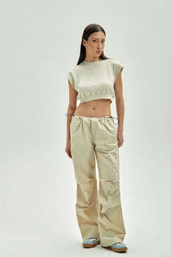 Кроп-топ Van Mich Бежевый