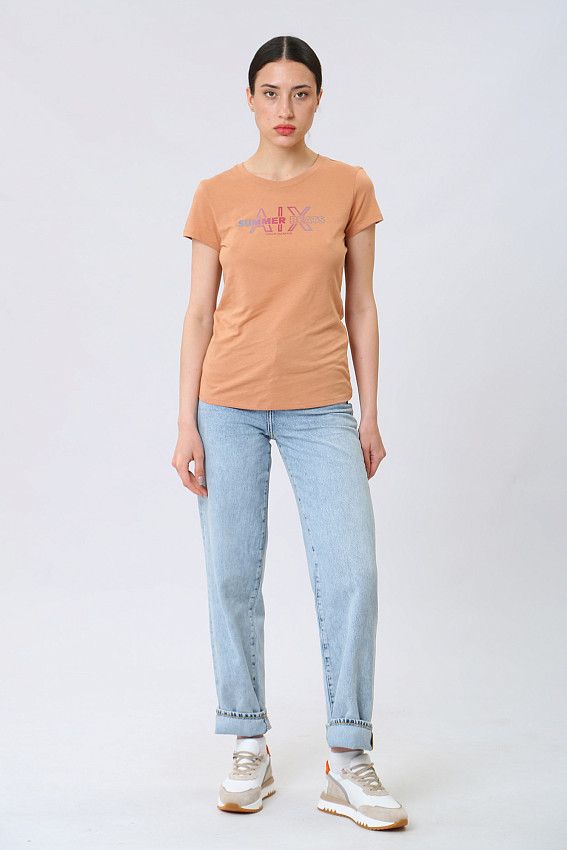 Футболка Armani Exchange Оранжевый