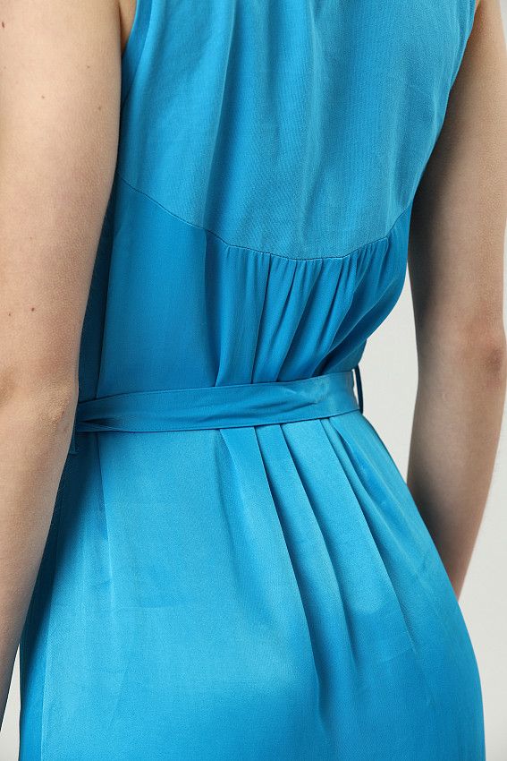 Платье макси Armani Exchange Голубой