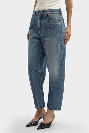 Джинсы широкие  голубые Calvin Klein Jeans