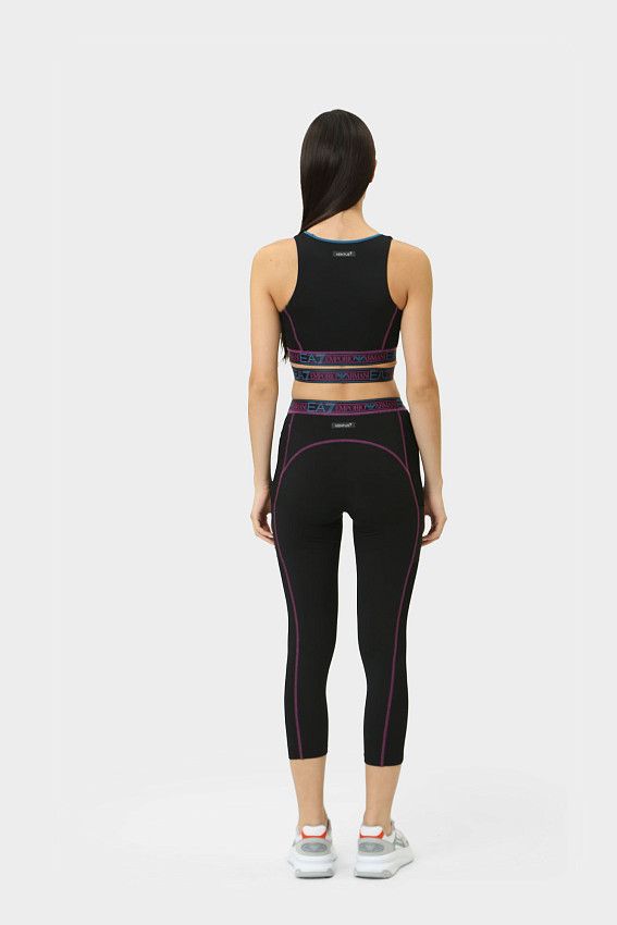 Топ спортивный EA7 Черный