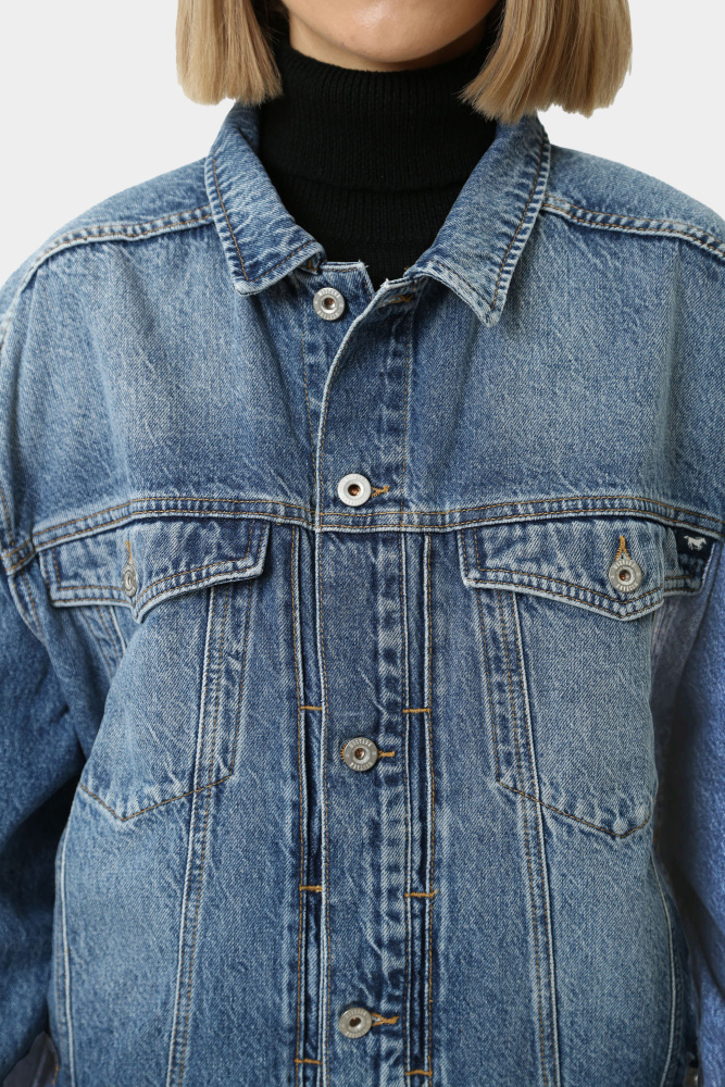 1015594-5000 куртка джинсовая mustang 