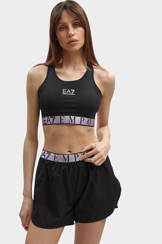 Топ спортивный EA7 Черный