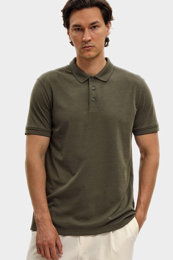 Поло Strellson Зеленый