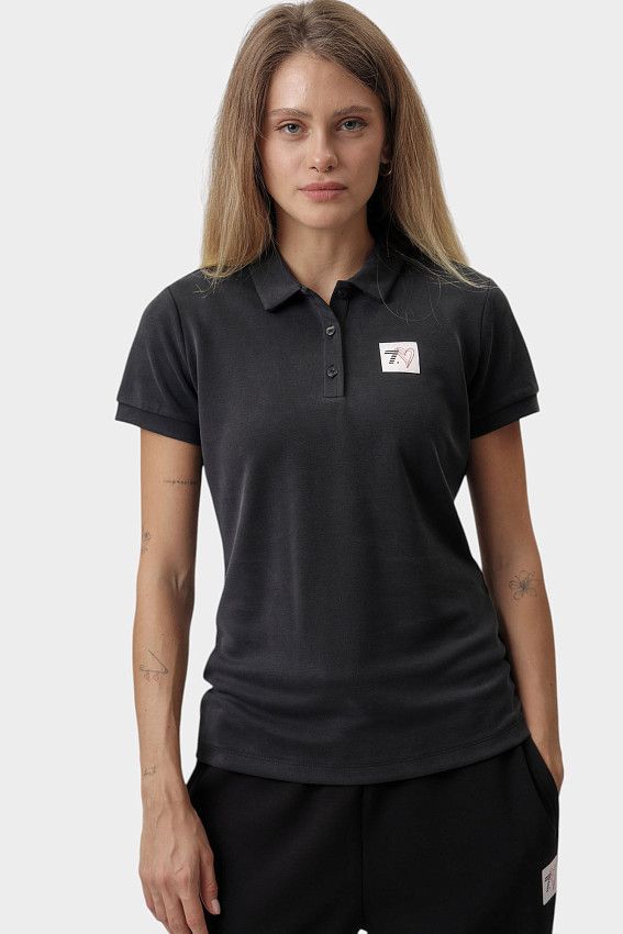 Поло EA7 Черный