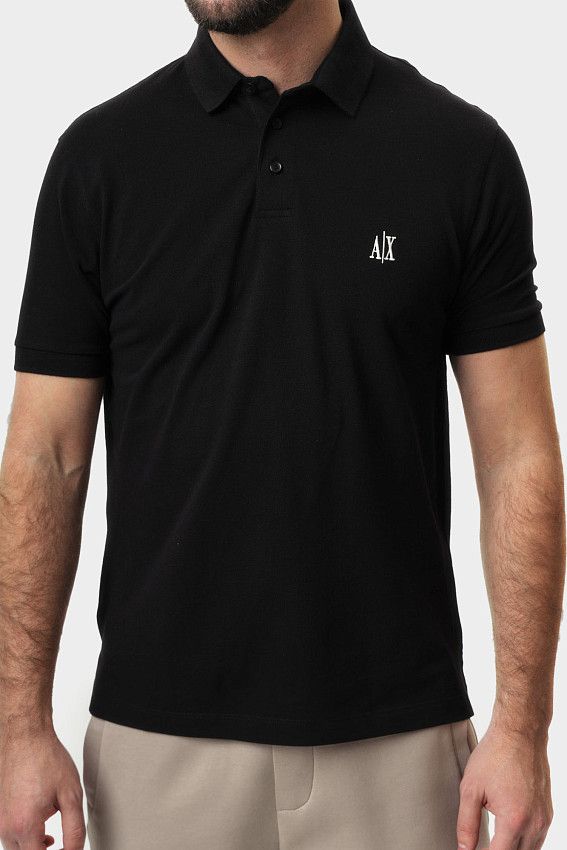 Поло Armani Exchange Черный