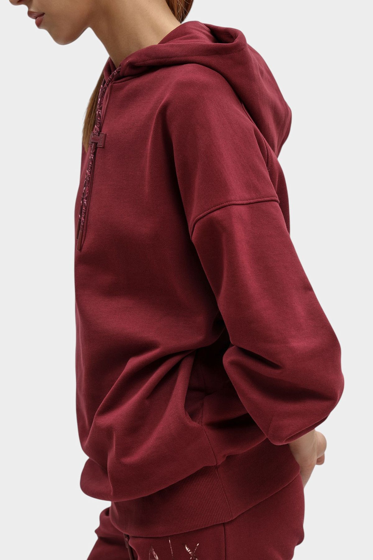 Худи Armani Exchange Бордовый