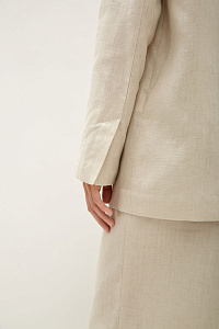 Пиджак изо льна прямого кроя The Hills