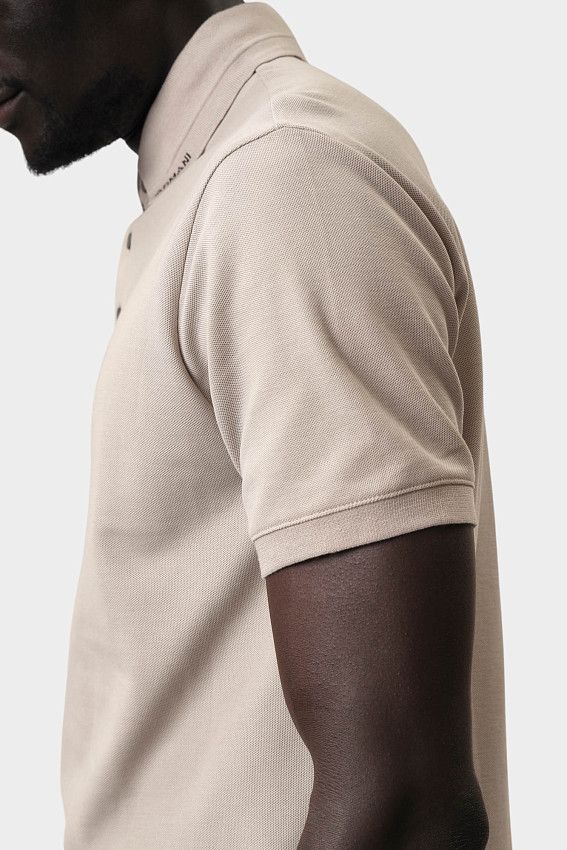 Поло Emporio Armani Серый