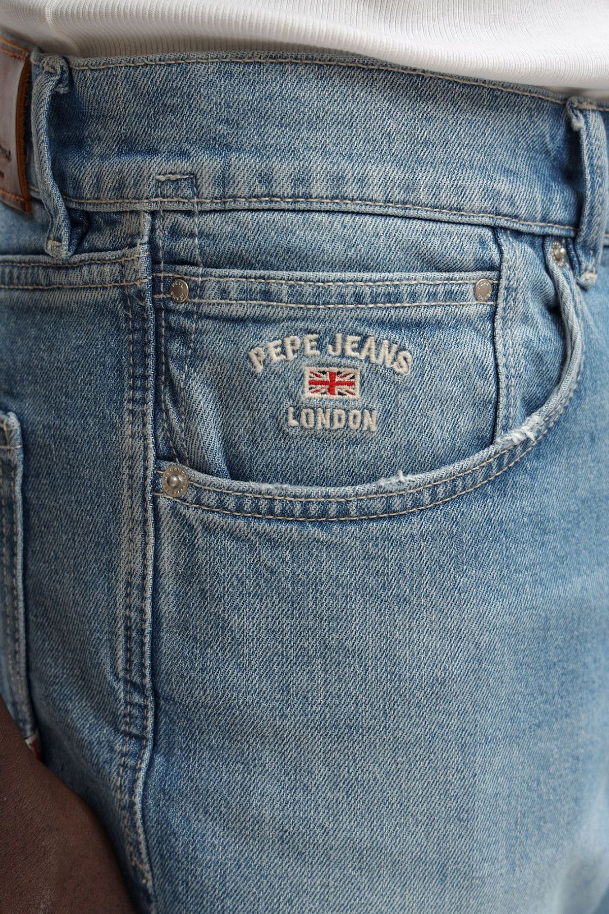 Шорты джинсовые Pepe Jeans Голубой