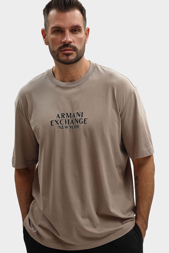 Футболка Armani Exchange Коричневый