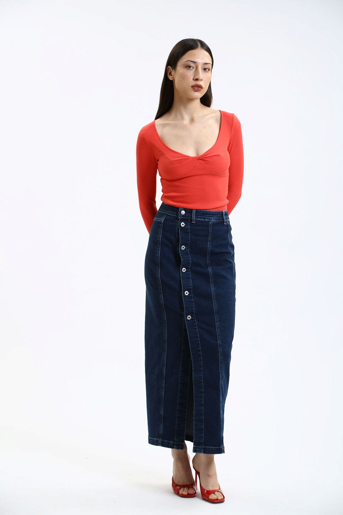 Лонгслив Pepe Jeans Красный