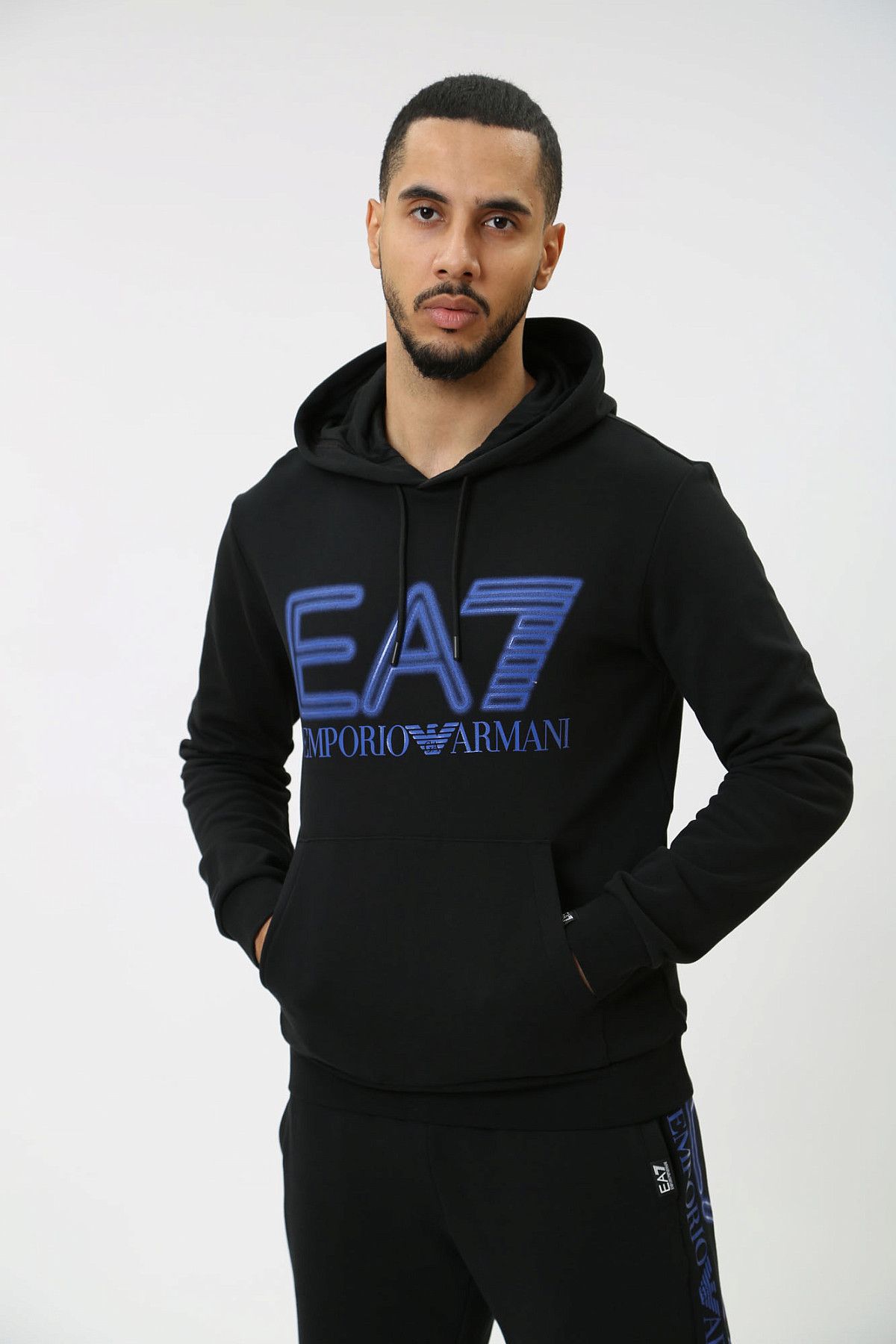 Худи EA7 Черный