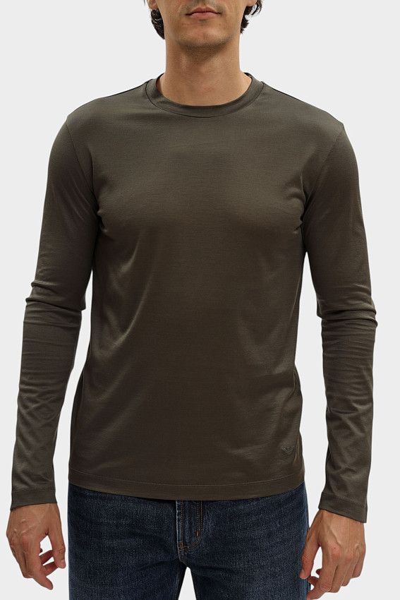 Лонгслив Emporio Armani Черный