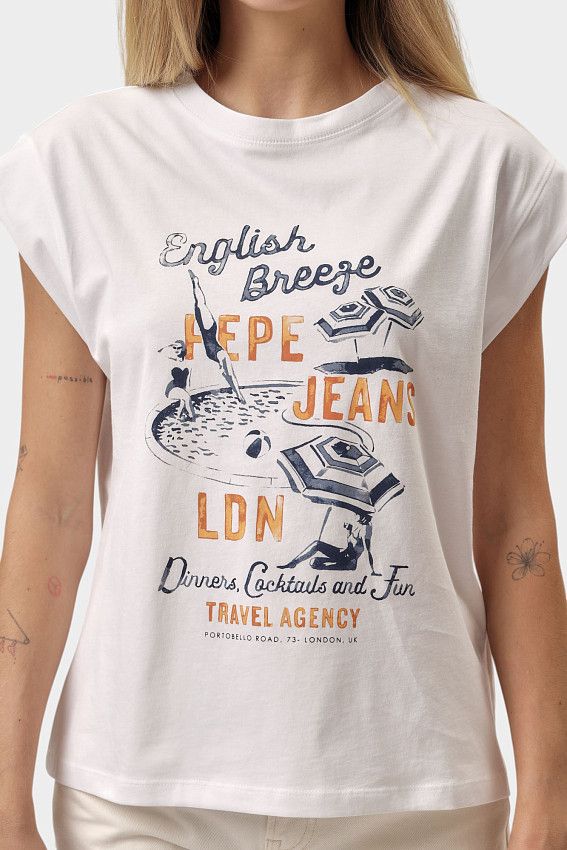 Футболка Pepe Jeans Белый