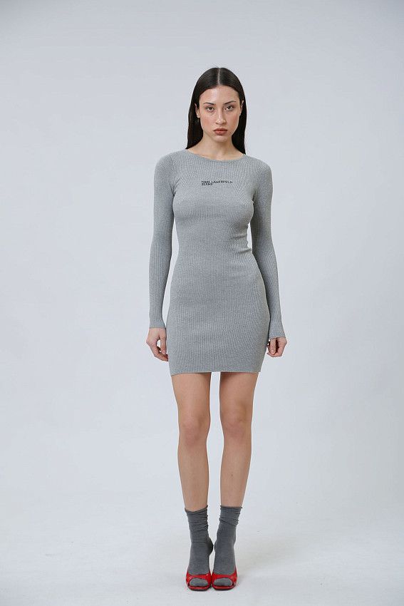 Платье Karl Lagerfeld Jeans Серый