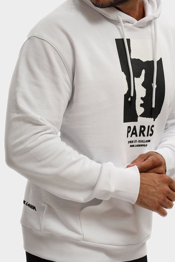 Худи Karl Lagerfeld Белый