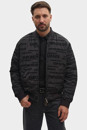 Бомбер черный Emporio Armani
