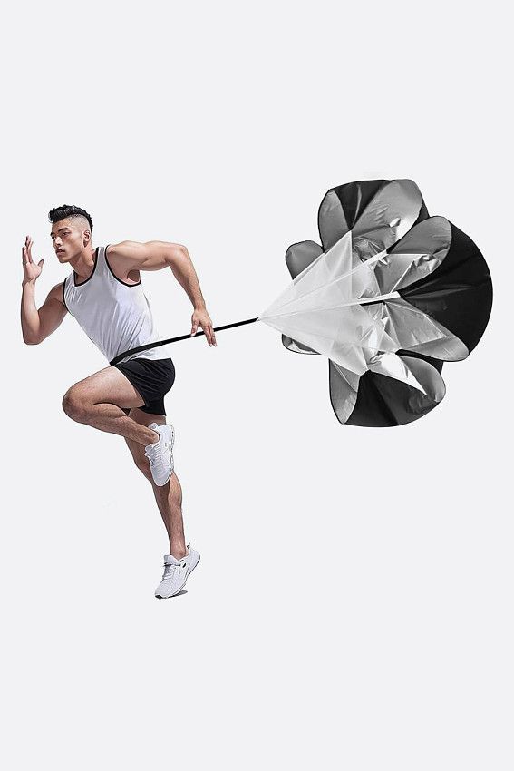 Тренажер скоростной парашют для бега Mdbuddy Салатовый