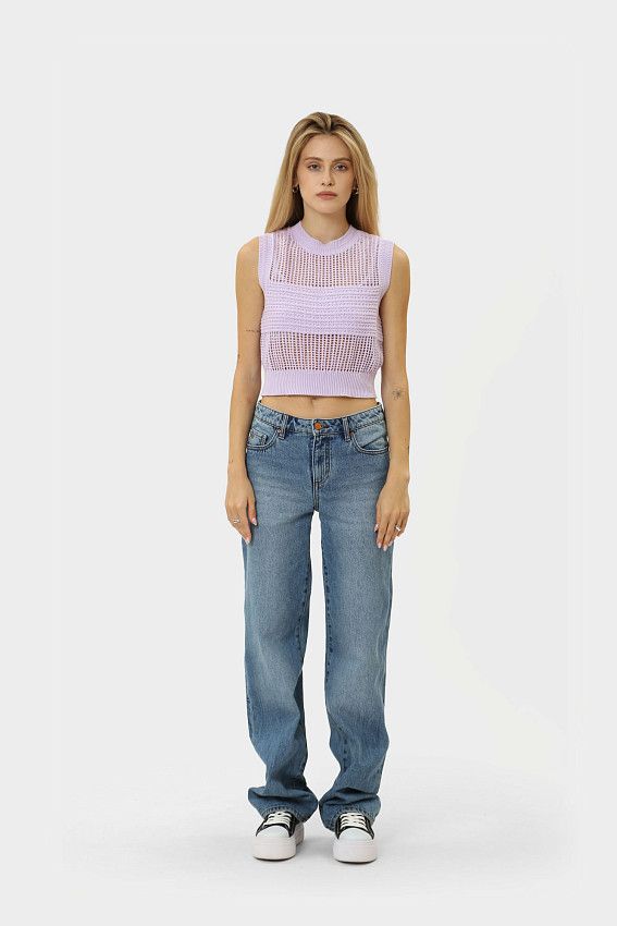 Топ Armani Exchange Фиолетовый