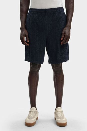 Шорты трикотажные синие Calvin Klein Jeans