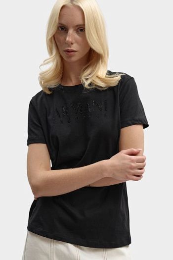 Футболка из хлопка Armani Exchange