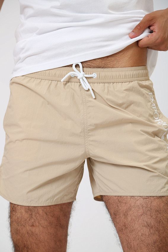 Шорты плавательные  Emporio Armani Бежевый