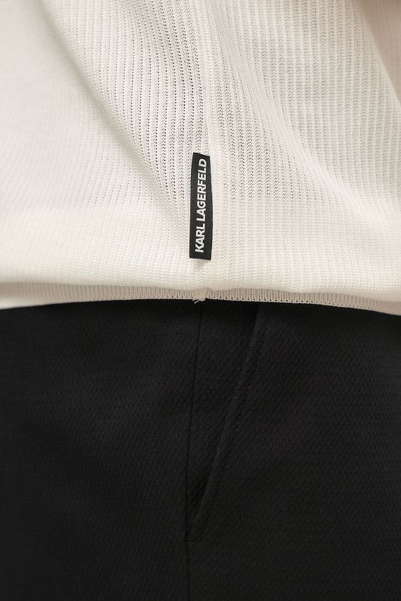Поло Karl Lagerfeld Молочный