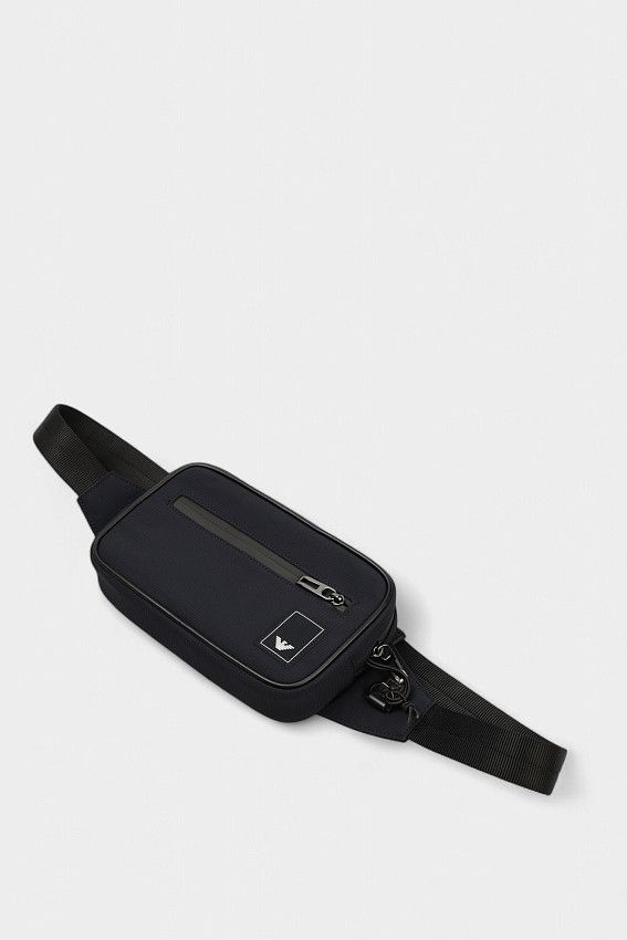 Сумка поясная Emporio Armani Синий