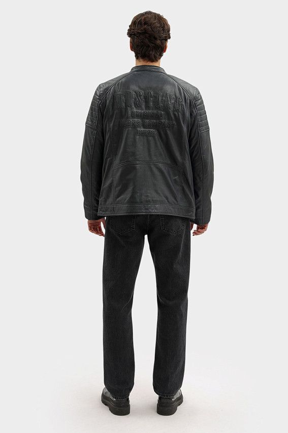 Куртка кожаная Mustang Синий