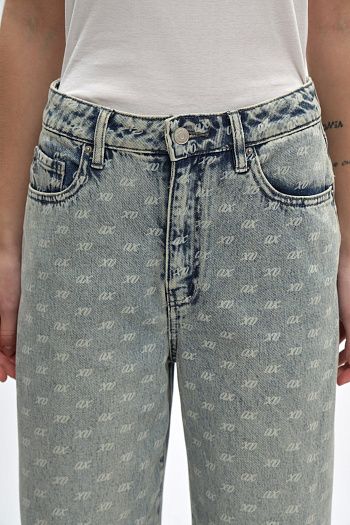 Джинсы прямые синие Pepe Jeans