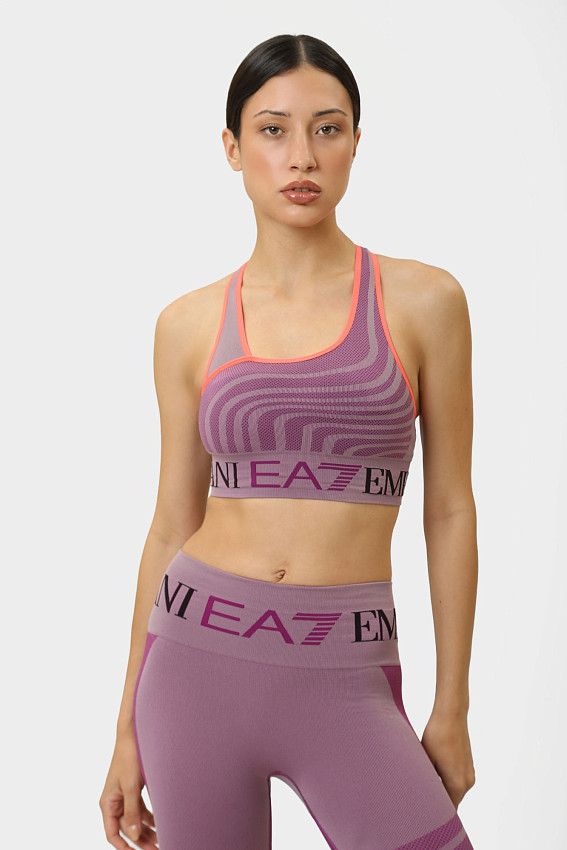 Топ спортивный EA7 Зеленый