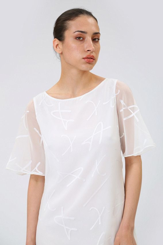 Платье Armani Exchange Белый