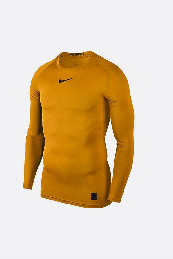Лонгслив компрессионный Nike Оранжевый