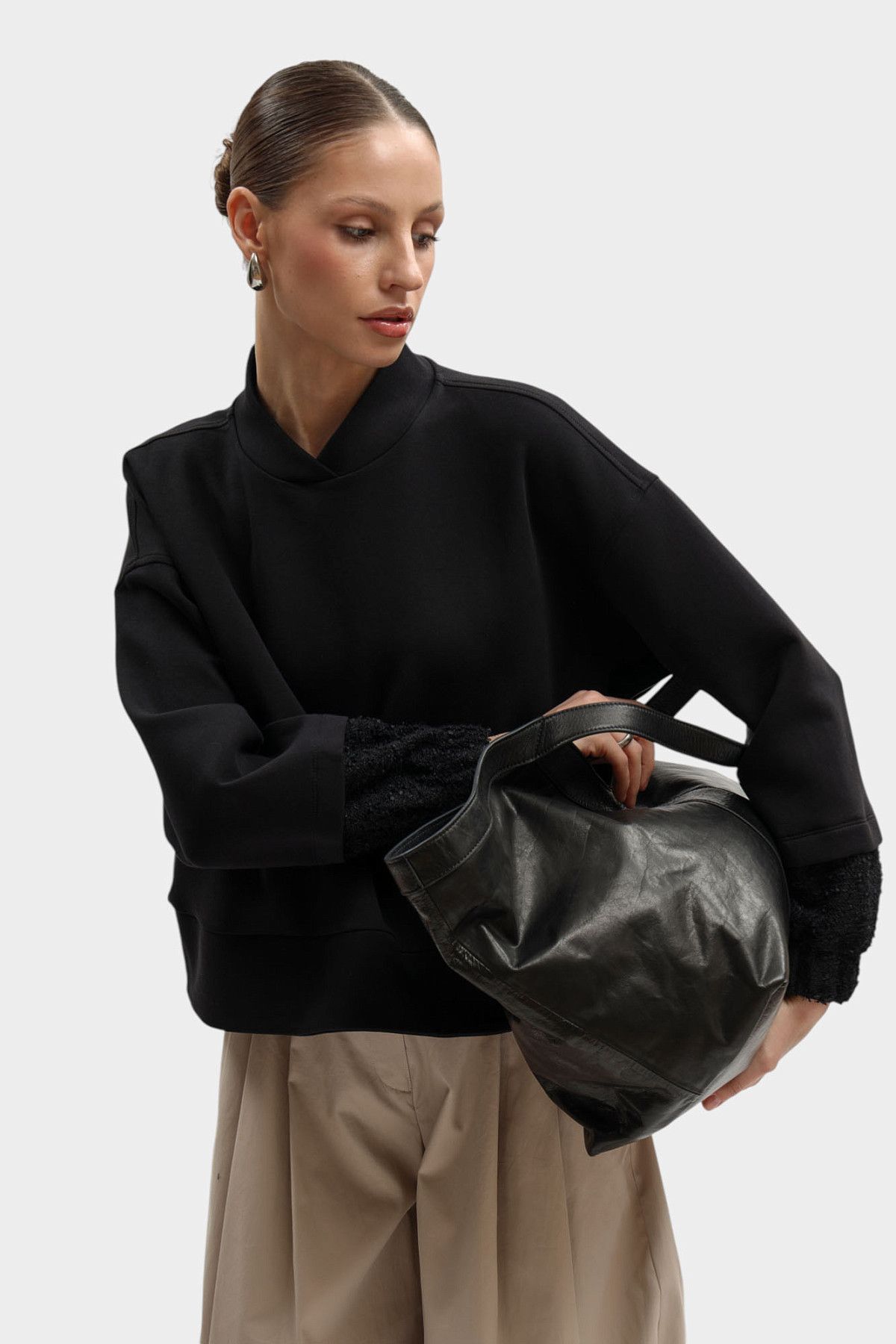 Свитшот Emporio Armani Черный