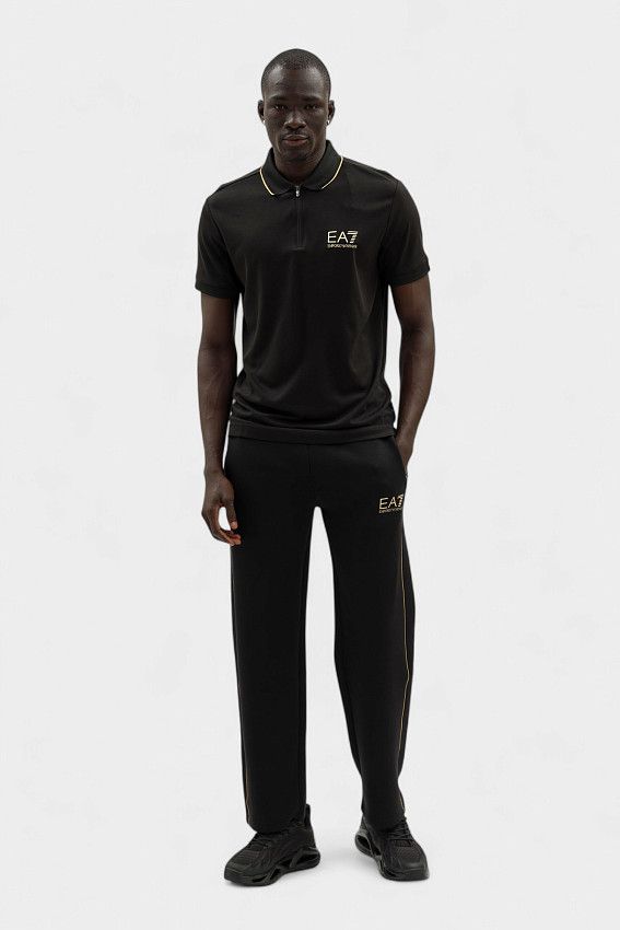 Поло EA7 Черный