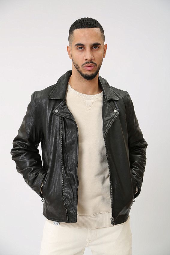 Куртка кожаная Pepe Jeans Черный