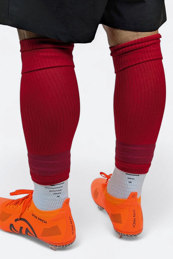 Футбольные гетры обрезки Van Mich Спорт Красный