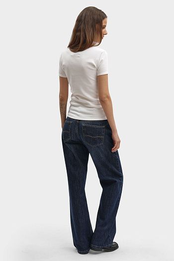 Футболка хлопковая белая Calvin Klein Jeans