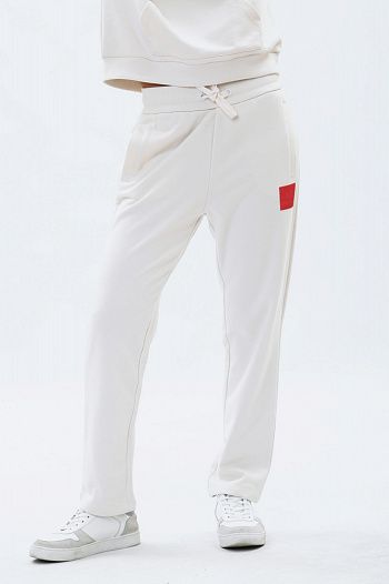 Брюки спортивные хлопковые белые Armani Exchange