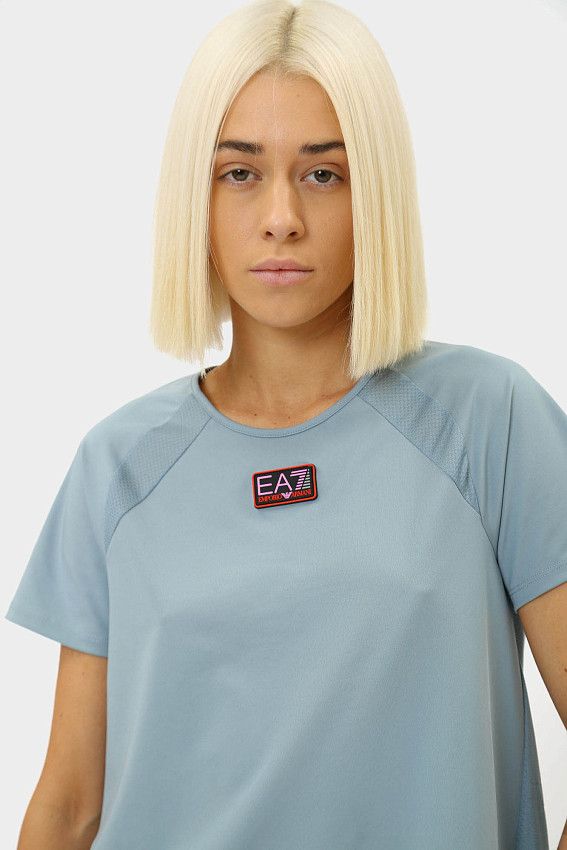 Футболка EA7 Голубой