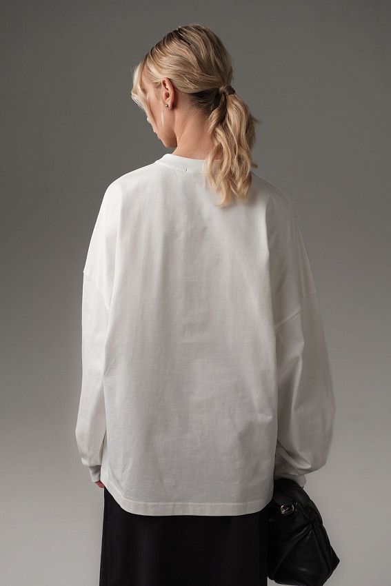 Лонгслив The Hills Молочный