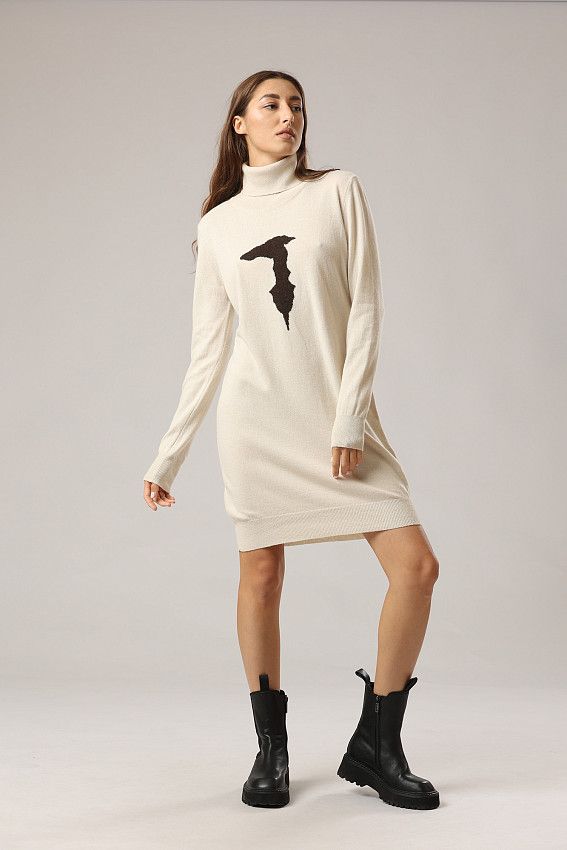 Платье Trussardi Бежевый