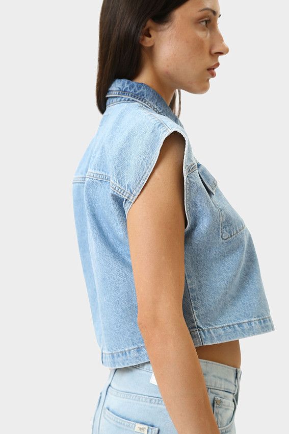 Жилет джинсовый Mustang