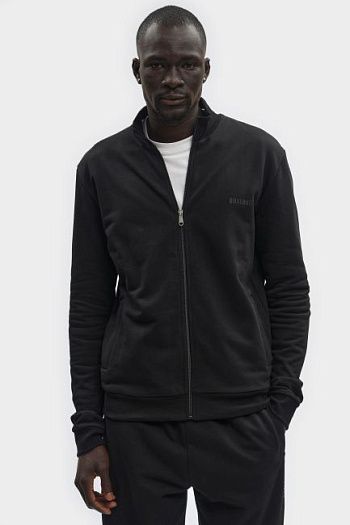 Толстовка хлопковая черная Bikkembergs